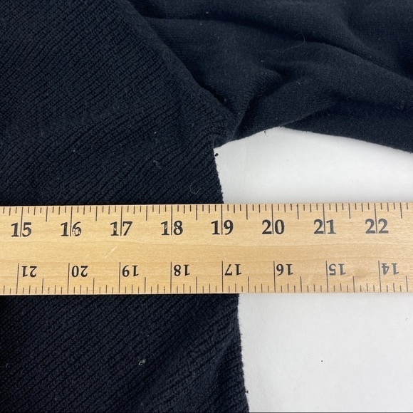 A.N.A A New Approach Cardigan Wrap Sweater Womens Large Black Long Sleeve - Picture 6 of 7